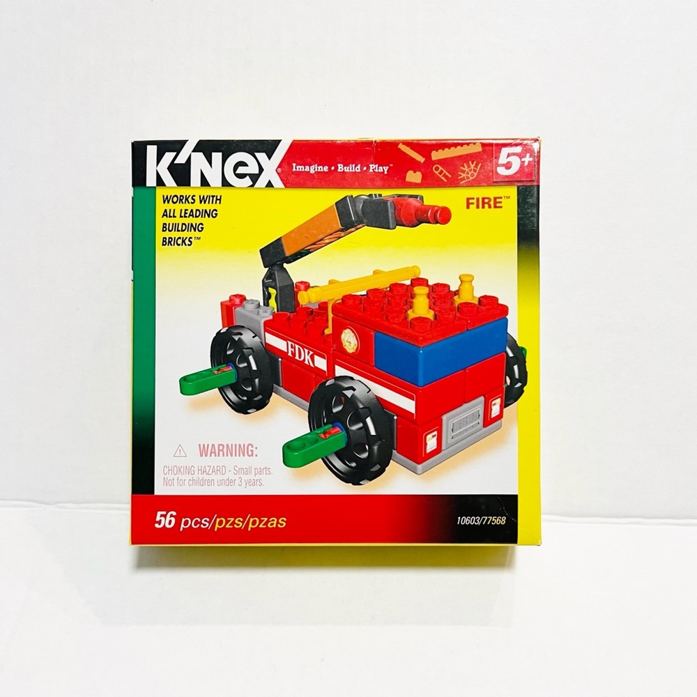 K'NEX 2007 NEW Fire Truck 10603/77568 Building Toy